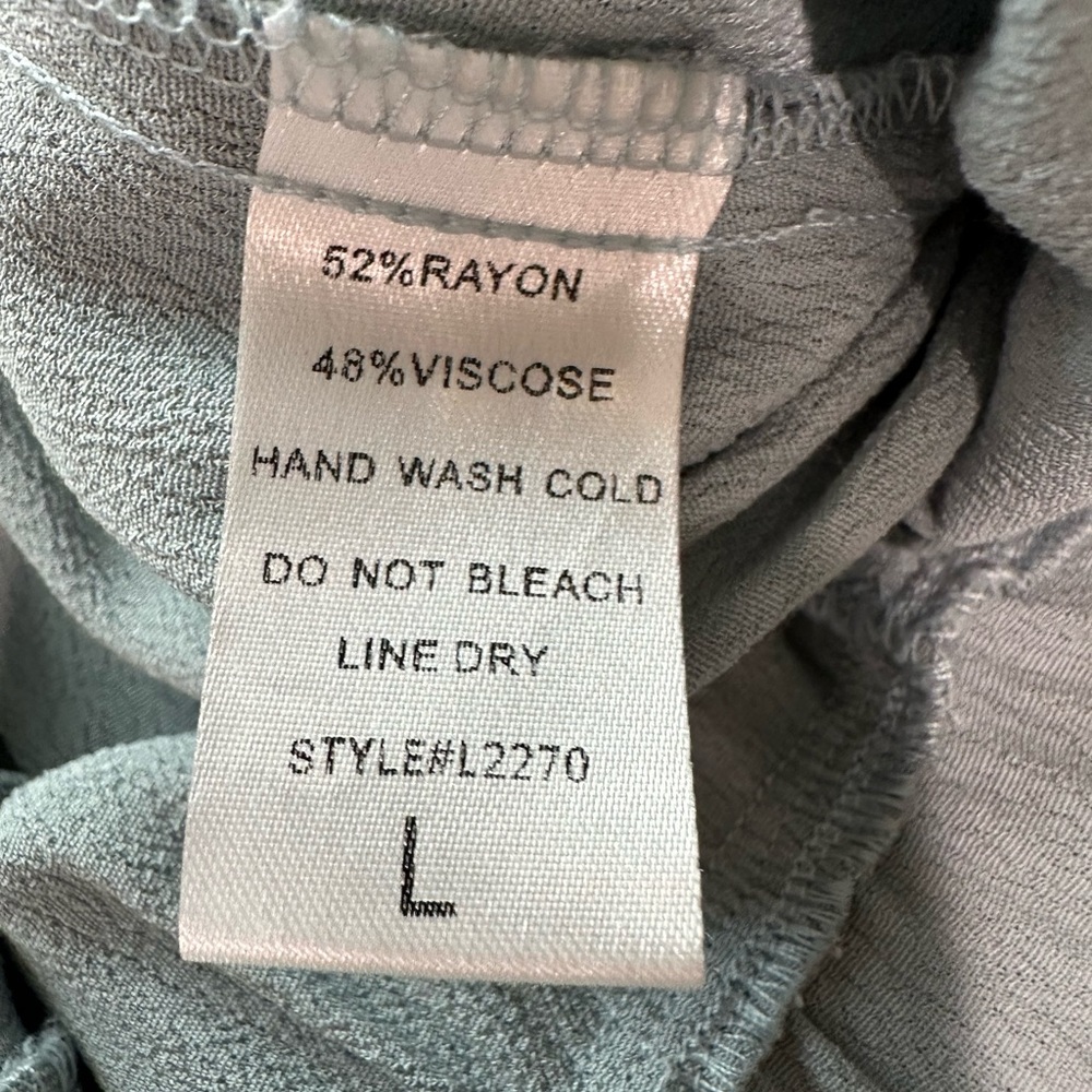 By Together Jumpsuit Size Large Light Blue - Picture 7 of 9